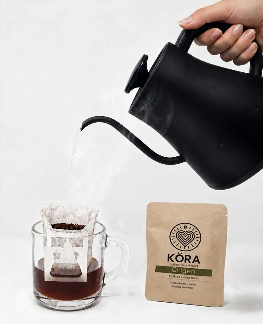 Café KÖRA Origen de Tarrazú en drip bag individual U-Drip